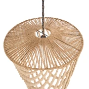 Bazar Bazar - Żyrandol naturalny z drewnianych koralików Wooden
