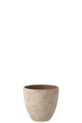 J-line - donica ceramiczna w naturalnym odcieniu 19 cm