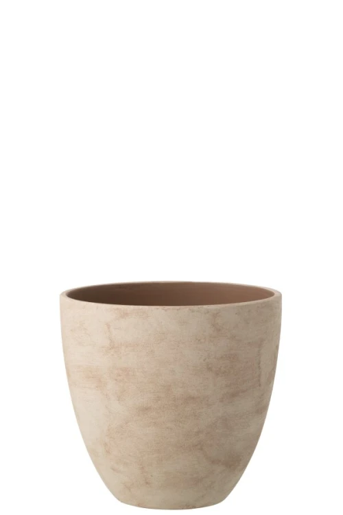 J-line - donica ceramiczna w naturalnym odcieniu 29 cm