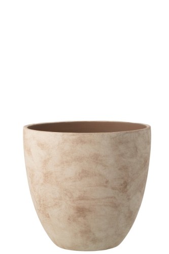 J-line - donica ceramiczna w naturalnym odcieniu 34 cm