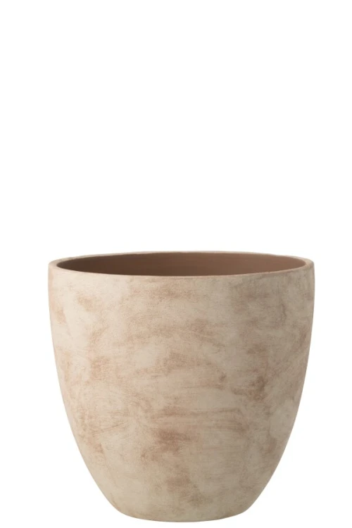 J-line - donica ceramiczna w naturalnym odcieniu 34 cm