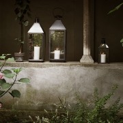 TINE K HOME -lampion z oksydowanego mosiądzu 65 cm