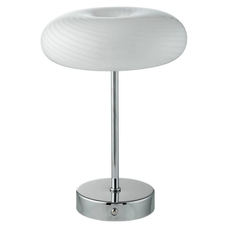 LENE BJERRE - Przenośna lampa LED Nedine biały/chrom