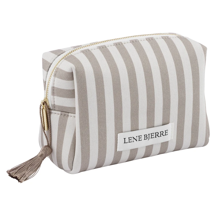 LENE BJERRE - kosmetyczka Ayille Stripe biała