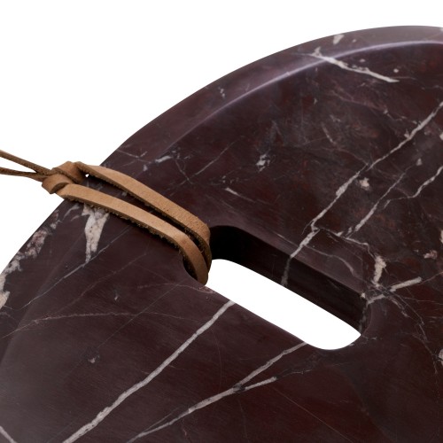LENE BJERRE – Deska do krojenia Marnine, marmur, czerwona, 45x30x1,5 cm
