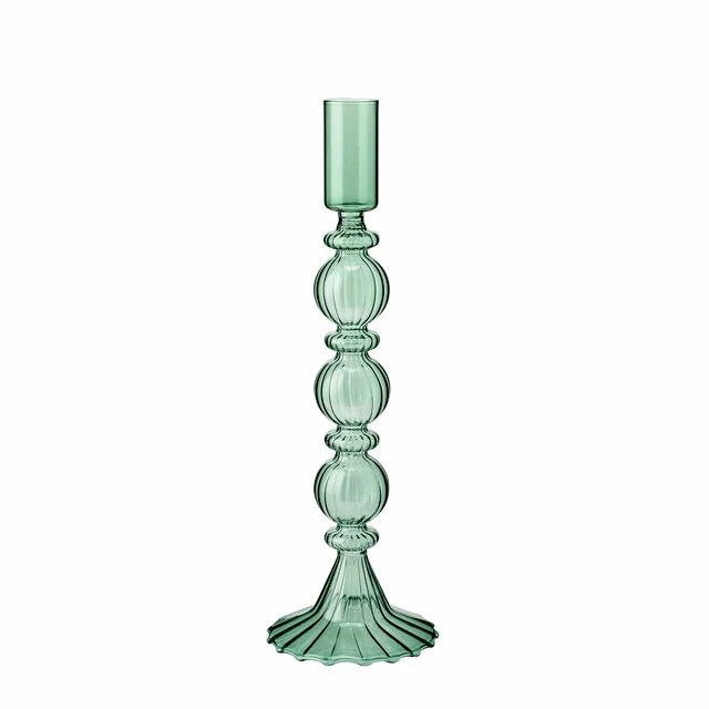 LENE BJERRE – Świecznik Astilla 25,5 cm, zielony