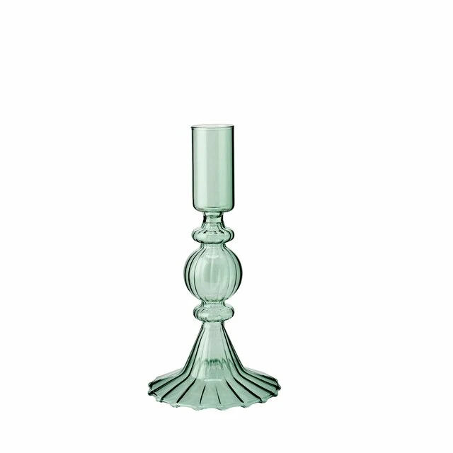 LENE BJERRE – Świecznik Astilla 16 cm, Zielony