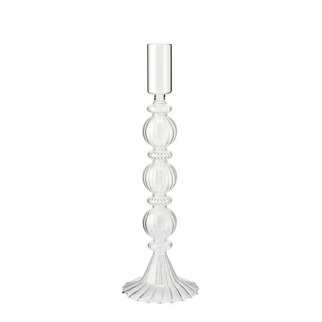 LENE BJERRE – Świecznik Astilla 25,5 cm, przezroczysty