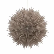 LENE BJERRE – Gwiazda dekoracyjna Palisia z papieru, beżowa, 60 cm