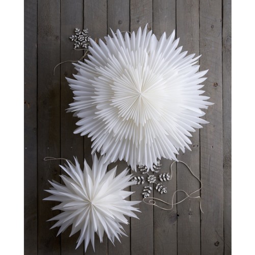 LENE BJERRE – Gwiazda dekoracyjna Palisia 60 cm, biała