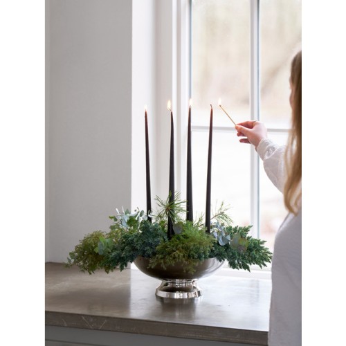 LENE BJERRE – Misa Sigrine 29 cm, srebrna