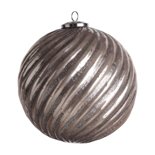 TINE K HOME – Szklana bombka świąteczna Spinball Petal Ø 20 cm