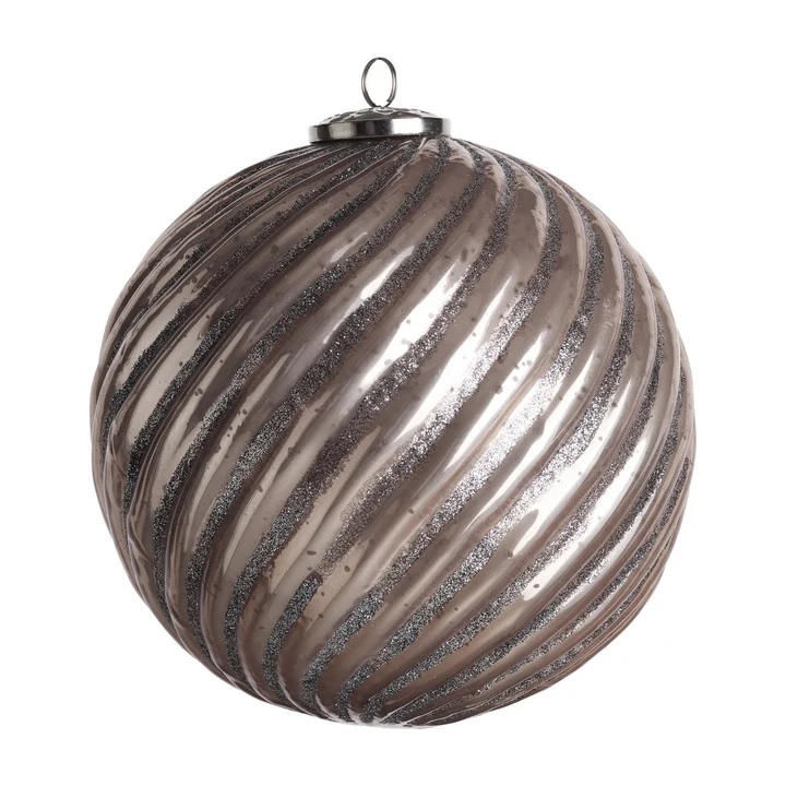 TINE K HOME – Szklana bombka świąteczna Spinball Petal Ø 20 cm