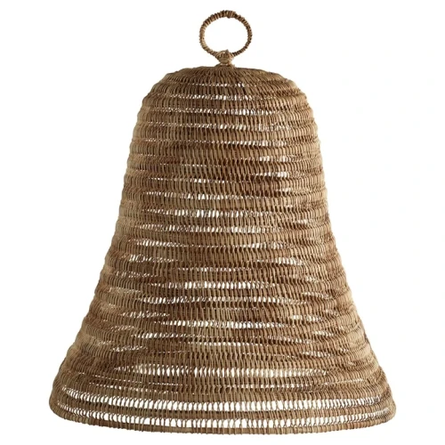 TINE K HOME – Dzwonek świąteczny z serii Banu, palmowy, Nature, 25 cm