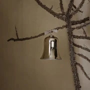 TINE K HOME – Szklany dzwonek świąteczny Caramel, wys. 20 cm
