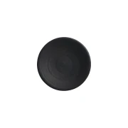 TINE K HOME – Taca dekoracyjna RAKU z gliny, Black, Ø 16 cm