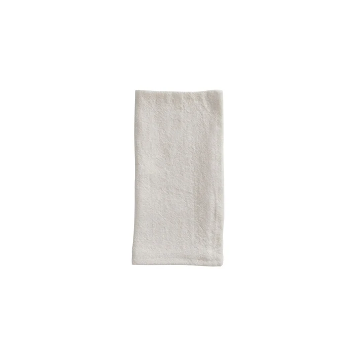 TINE K HOME – Serwetka lniana FRAY Cream 60 x 60 cm