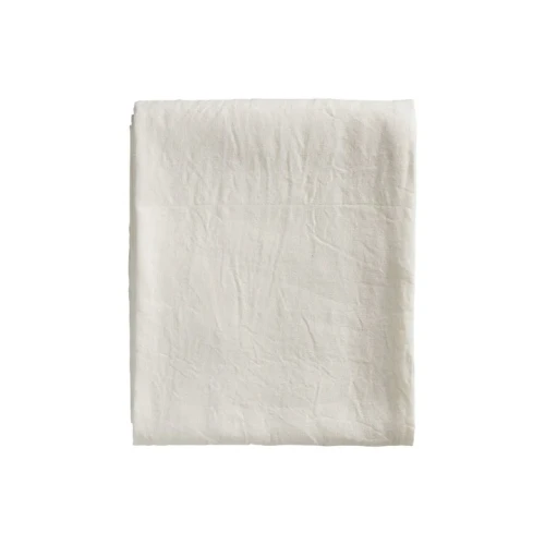 TINE K HOME – Obrus lniany z serii FRAY, Cream, 145 x 360 cm