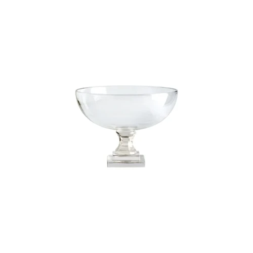 TINE K HOME – Szklana misa dekoracyjna GLCRYSTAL, Clear, Ø 25 x H 18 cm