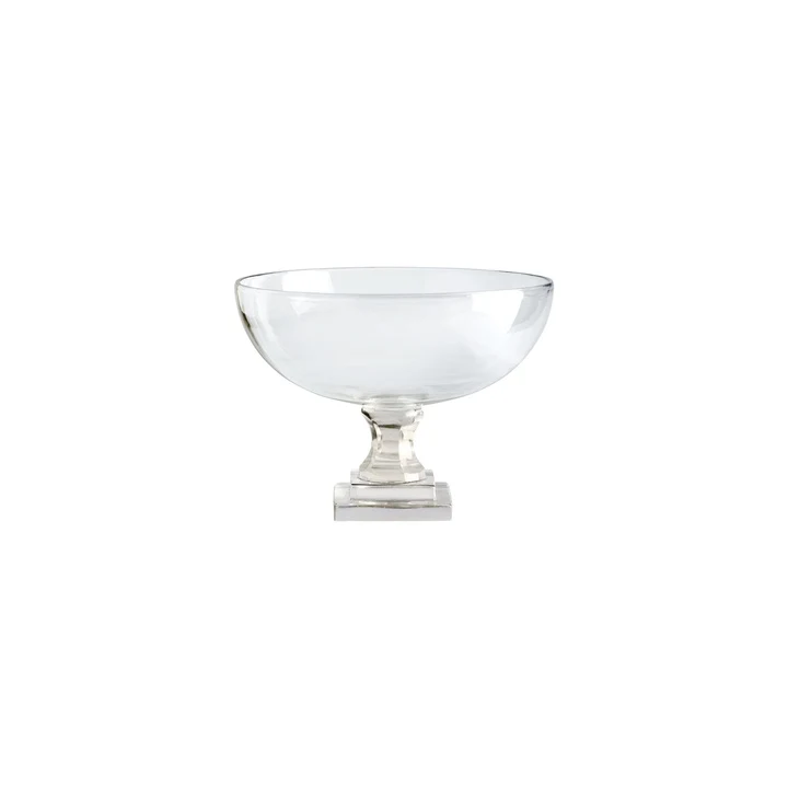 TINE K HOME – Szklana misa dekoracyjna GLCRYSTAL, Clear, Ø 25 x H 18 cm