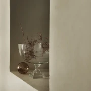 TINE K HOME – Szklana misa dekoracyjna GLCRYSTAL, Clear, Ø 25 x H 18 cm