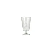TINE K HOME – Wazon szklany Clear z ciętego szkła Ø 12 x H 21,5 cm