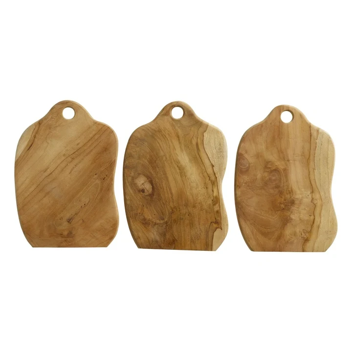 TINE K HOME – Deska do masła z serii NUSA, drewno tekowego korzenia, 23 cm