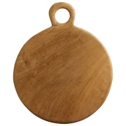 TINE K HOME – Deska do serwowania NUSA z drewna tekowego, Brown, Ø 40 cm
