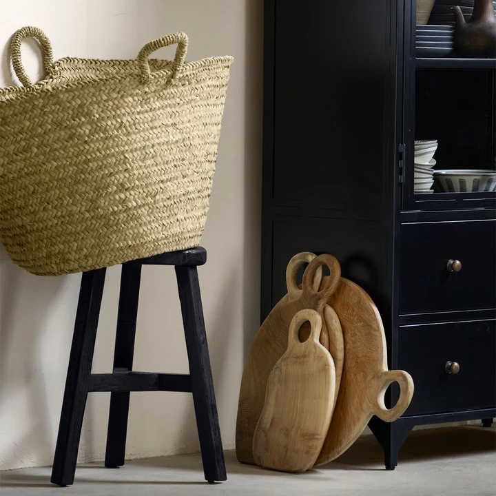 TINE K HOME – Deska do serwowania NUSA z drewna tekowego, Brown, Ø 40 cm